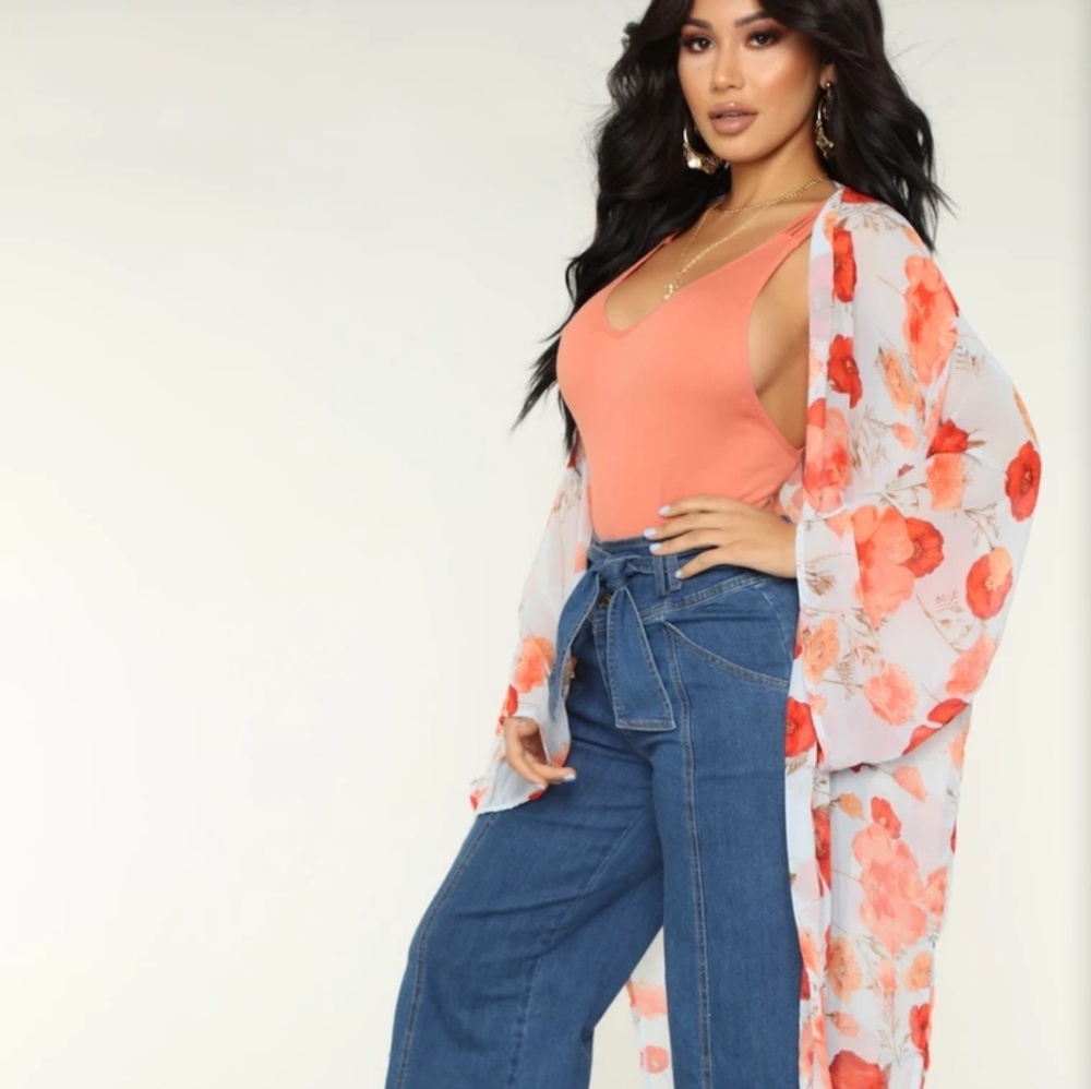 Fashion Nova Floral Kimono